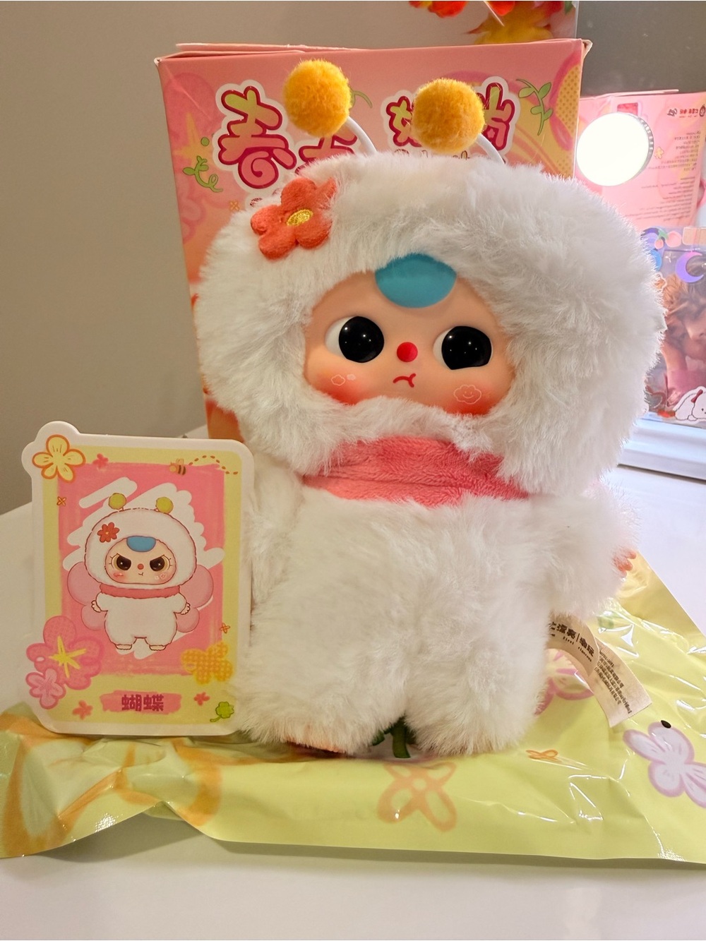 Baby Three Where’s Spring Series Scented Butterfly with Boba Eyes